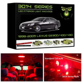 1998-2005 Lexus GS300 GS400 or GS430 3014 Series LED interior light kit
