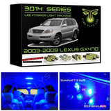 2003-2009 Lexus GX470 Super Bright LED interior light kit 3014 Series