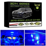 2010-2023 Lexus GX460 Super Bright LED interior light kit 3014 Series