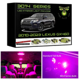 2010-2023 Lexus GX460 Super Bright LED interior light kit 3014 Series