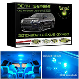 2010-2023 Lexus GX460 Super Bright LED interior light kit 3014 Series