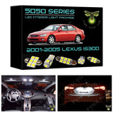 2001-2005 Lexus IS300 LED interior light kit 5050 Series
