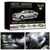 1995-2000 Lexus LS-400 LED interior light kit 3014 Series