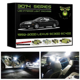 1992-2000 Lexus SC300 SC400 Ultra Bright 3014 Series LED interior light kit