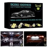 1992-2000 Lexus SC300 SC400 5050 Series LED interior light kit