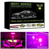 1992-2000 Lexus SC300 SC400 Ultra Bright 3014 Series LED interior light kit