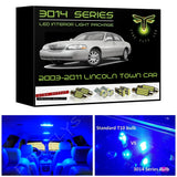 2003-2011 Lincoln Town Car LED interior light kit Ultra Bright 3014 Series