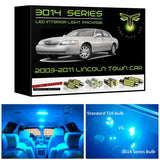 2003-2011 Lincoln Town Car LED interior light kit Ultra Bright 3014 Series
