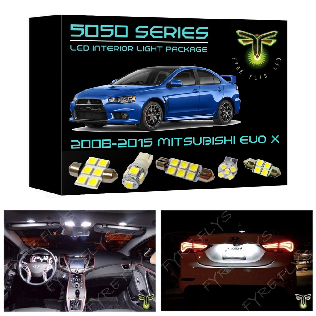 2008-2015 Mitsubishi Lancer Evo X LED interior light kit 5050 Series