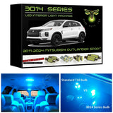 2011-2022 Mitsubishi Outlander Sport Super Bright 3014 Series LED Interior Light Kit