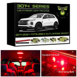 2011-2022 Mitsubishi Outlander Sport Super Bright 3014 Series LED Interior Light Kit