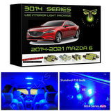 2014-2021 Mazda 6 Super Bright 3014 Series LED interior light kit