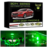 2014-2021 Mazda 6 Super Bright 3014 Series LED interior light kit