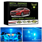 2014-2021 Mazda 6 Super Bright 3014 Series LED interior light kit