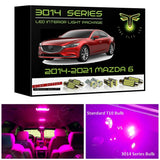 2014-2021 Mazda 6 Super Bright 3014 Series LED interior light kit