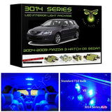 2004-2009 Mazda 3 Super Bright 3014 Series LED interior light kit