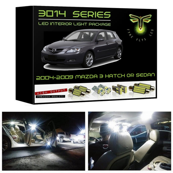 2004-2009 Mazda 3 Super Bright 3014 Series LED interior light kit