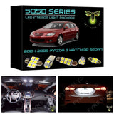 2004-2009 Mazda 3 LED interior light kit 5050 Series