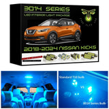 2018-2024 Nissan Kicks Super Bright 3014 Series LED interior light kit