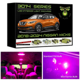 2018-2024 Nissan Kicks Super Bright 3014 Series LED interior light kit