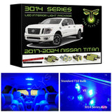 2017-2024 Nissan Titan & Titan XD Super Bright LED interior light kit 3014 Series