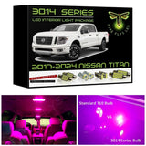 2017-2024 Nissan Titan & Titan XD Super Bright LED interior light kit 3014 Series