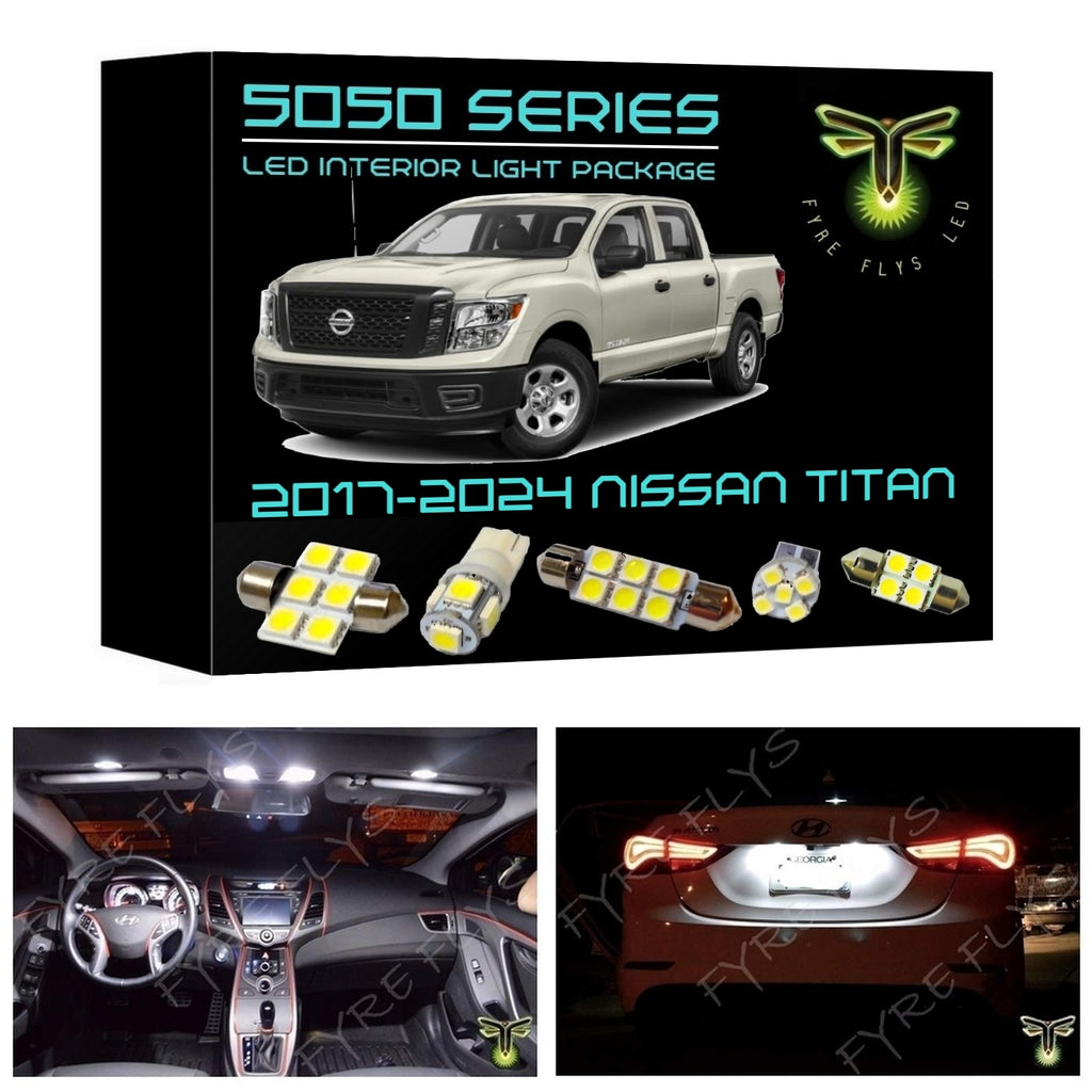 2017-2024 Nissan Titan & Titan XD LED interior light kit 5050 Series