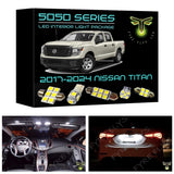 2017-2024 Nissan Titan & Titan XD LED interior light kit 5050 Series