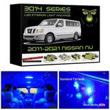 2011-2021 Nissan NV Super Bright 3014 Series LED interior light kit