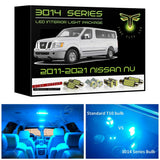 2011-2021 Nissan NV Super Bright 3014 Series LED interior light kit