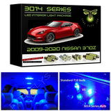 2009-2020 Nissan 370Z LED interior light kit Ultra Bright 3014 Series