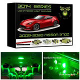 2009-2020 Nissan 370Z LED interior light kit Ultra Bright 3014 Series