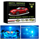 2009-2020 Nissan 370Z LED interior light kit Ultra Bright 3014 Series