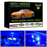 2003-2008 Nissan 350Z LED interior light kit Ultra Bright 3014 Series