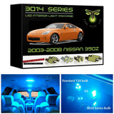 2003-2008 Nissan 350Z LED interior light kit Ultra Bright 3014 Series