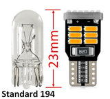 5 Piece LED cab roof clearance marker lights For Trucks 194 bulbs