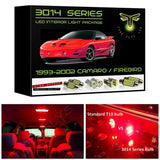 1993-2002 Camaro or Firebird Super Bright LED interior light kit 3014 Series