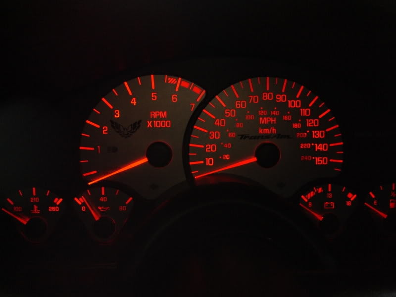 LED Gauge Cluster + AC Control + Shifter kit for 1993-2002 Pontiac Firebird