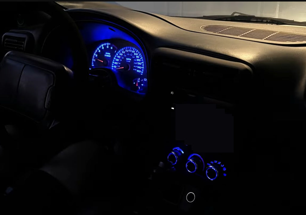 LED Gauge Cluster + AC Control + Shifter kit for 1993-2002 Pontiac Firebird