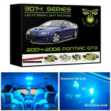 2004-2006 Pontiac GTO Super Bright 3014 Series LED interior light kit