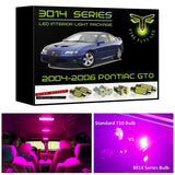 2004-2006 Pontiac GTO Super Bright 3014 Series LED interior light kit