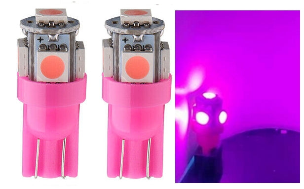 T10 194 168 2825 w5w bulbs - 5050 series 5 LED