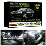 2011-2014 Chrysler 200 Super Bright 3014 Series LED interior light kit