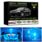 2011-2014 Chrysler 200 Super Bright 3014 Series LED interior light kit