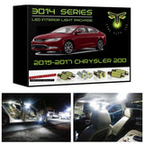 2015-2017 Chrysler 200 Super Bright 3014 Series LED interior light kit