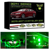 2015-2017 Chrysler 200 Super Bright 3014 Series LED interior light kit