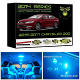 2015-2017 Chrysler 200 Super Bright 3014 Series LED interior light kit