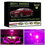 2015-2017 Chrysler 200 Super Bright 3014 Series LED interior light kit