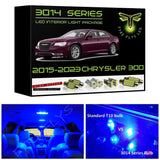 2015-2023 Chrysler 300 Super Bright 3014 Series LED interior light kit