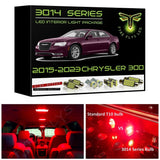 2015-2023 Chrysler 300 Super Bright 3014 Series LED interior light kit